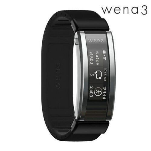 SONY wena Smart Watch3 WNW-C21A/B rubberbBlack NEW - Afbeelding 1 van 1