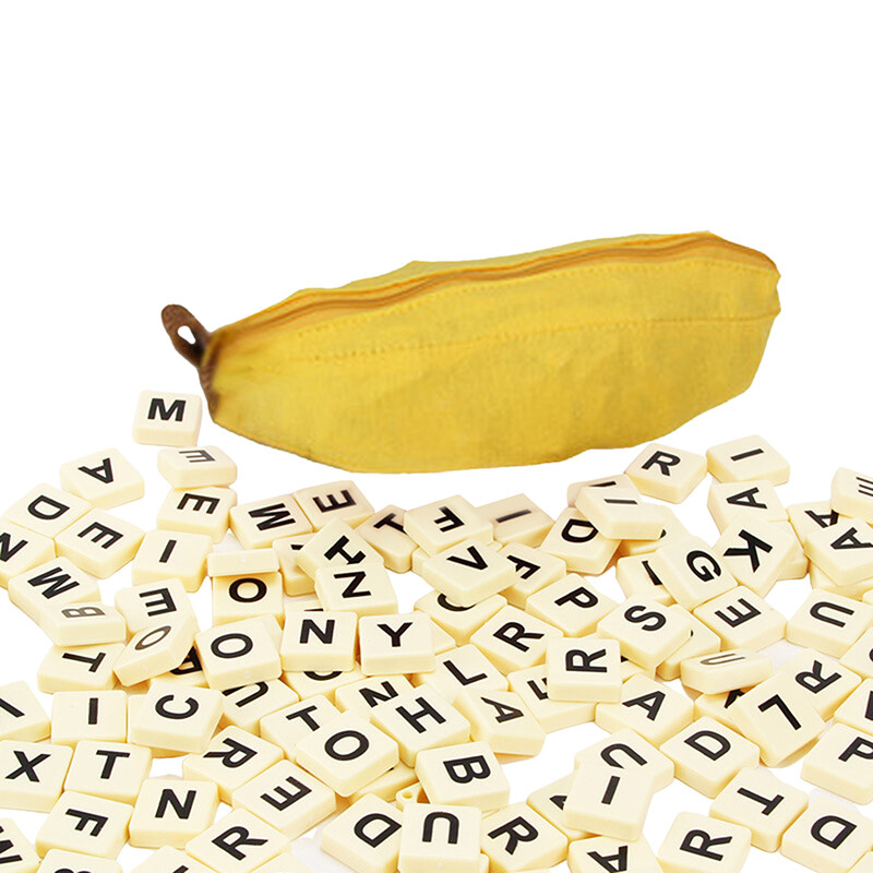 1 Set Word Play Family Fun Game Bananagrams Crossword Bananagram Kids