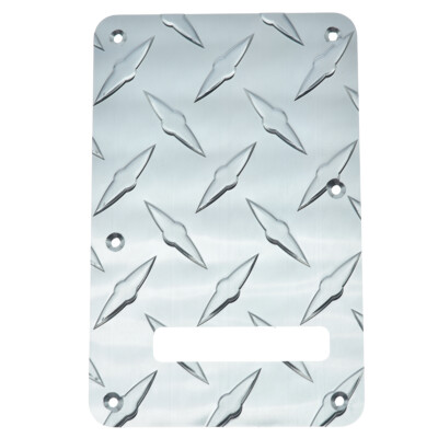 KAISH Diamond Plate ST/Strat Backplate Tremolo Cover Fits Fender ST Stratocaster
