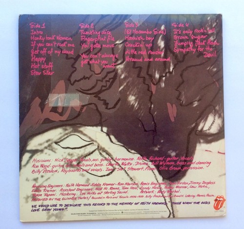 ROLLING STONES ♫ LOVE YOU LIVE ♫ 1977 NM 1ST PRESS * STERLING * HONKY TONK WOMAN - Picture 4 of 12