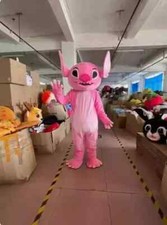 Lilo Stitch Mascot Costume Party Game Character Fancy Dress Adults Outfit