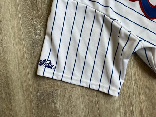 Maglia baseball Montreal Expos Vladimir Guerrero Majestic anni 2000 vintage taglia XL - Foto 5 di 9