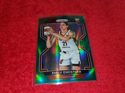 2022 PRIZM WNBA #184 EMILY ENGSTLER RC FEVER GREEN SP