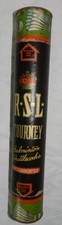Vintage Canister of 12 RSL Tourney Feathered Badminton Shuttlecocks - used
