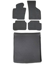 Gummi Kofferraumwanne Fußmatten für VW Passat CC 2009- Set Passform Matten Wanne