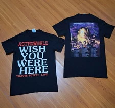 Astroworld Shirt Travis Scott Fest 2018 Small Wish You Were Here Tour Delta Pro
