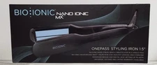 Bio Ionic OnePass Styling Iron - Black - 1.5"