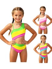 Girls Bathing Suits Surfing Bodysuit Kids One-piece Sports Jumpsuit Cute Beach