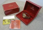 VINTAGE 1977 OMEGA SEAMASTER 1345 QUARTZ GENTS WRISTWATCH BOX & PAPERS VGC