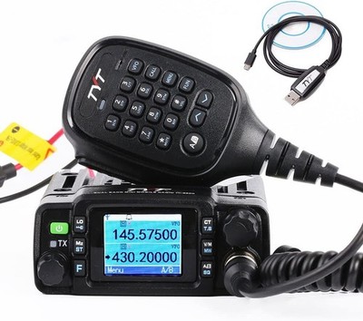 TYT TH-8600 Dual Band VHF/UHF 144-148MHz/420-450MHz Mini Mobile Black 
