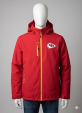 NFL Kansas City Chiefs Jacket Removable Hoodie Full Zipper G-lll Apparel Size XL