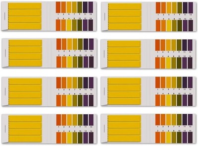 640 Pcs pH Test Strips 114 Litmus Indicator for Water Soil Aquarium Ponds