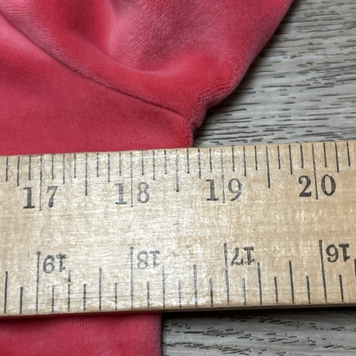 Juicy by Juicy Couture Pink Red Velvet Track Suit Set Size Small NWOT - Picture 6 of 21