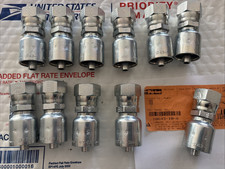 (11ea) Parker 10643-10-6 Fitting 3/8" Hose x 5/8" Female JIC Swivel Connection