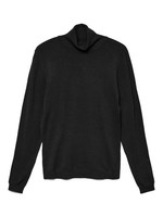 Vero Moda Damen Rollkragenpullover Vmglory LS Bluse Schwarz GrößE S