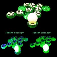 1x Vintage Czech Uranium Glass Marble Stand Geager Confirmed No Marble
