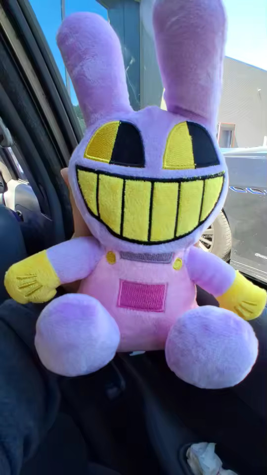 Jax plush the amazing digital circus purple bunny yellow teeth