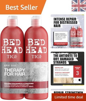 Luxus 750ml von TIGI Resurrection Shampoo & Conditioner für geschädigte Haarpflege
