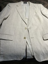 Men s Natural Linen custom-made Blazer, Made in the Philippines Msmts , lined
