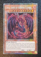 Yugioh MZMU-EN000 Uria, Lord of Searing Flames Starlight Rare 1st MINT 10