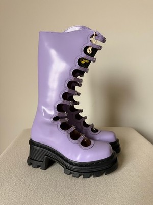 Dr. Martens x Marc Jacobs Kiki Boots - Size 6 - Bright Lavender