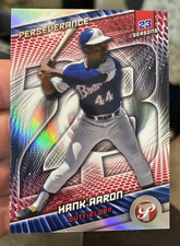 Hank Aaron 2025 Topps Pristine Perseverance Refractor #P-7 Braves