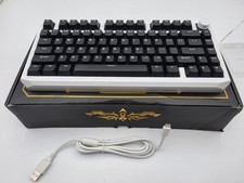 Womier ERA75 75% Wireless Mechanical Keyboard White RGB Hot-Swap w/ Box & Cable