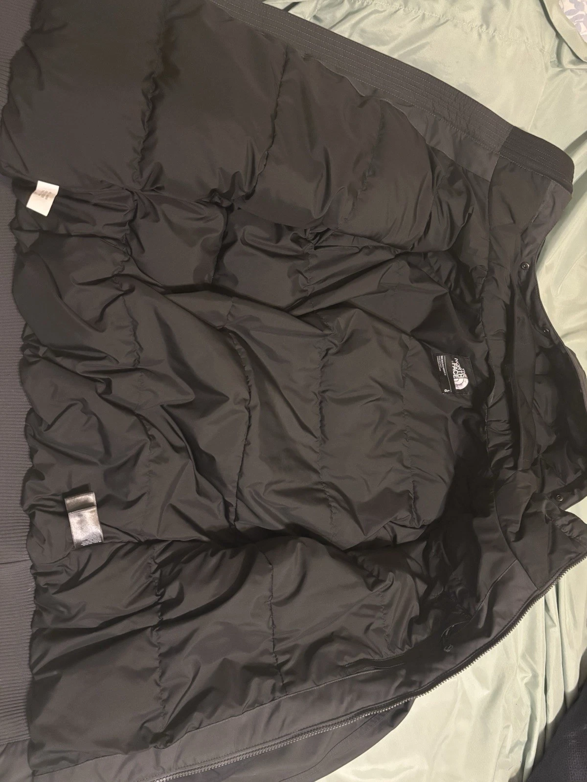 The North Face Gotham Men's 550 Down Hooded Bomber Jacket Black Size L image 9