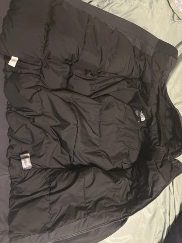 The North Face Gotham Men's 550 Down Hooded Bomber Jacket Black Size L image 9