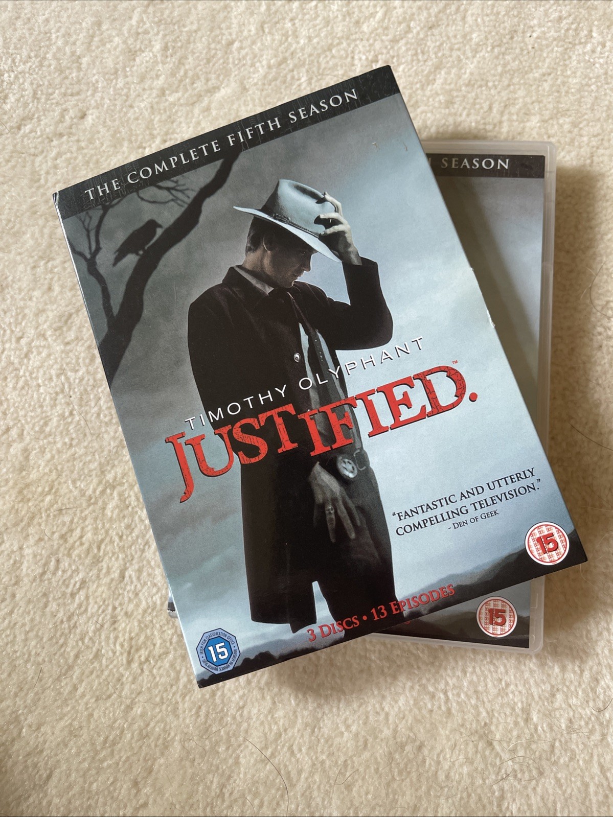 Justified: The Complete Fifth Season DVD Timothy Olyphant - Region 2 - 3 Discs