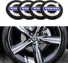 4 Stück Volvo Nabenkappen Aufkleber Alufelgen 56mm
