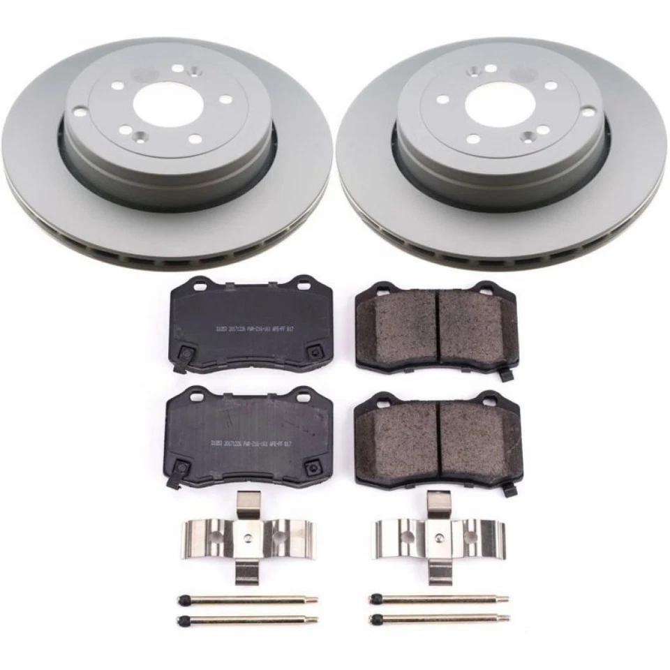 Power Stop Brake Kit For Hyundai Genesis Coupe 2010-2016 Rear Z17 Evolution Foto 2 de 4