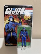 Super7 - G.I. Joe - ReAction  Wv6 - Cobra Commander  Movie  Black Cape   New Toy