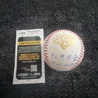 HIDEKI MATSUI Yankees "KANJI + 09 WS MVP" Signed 2009 BASEBALL + JSA