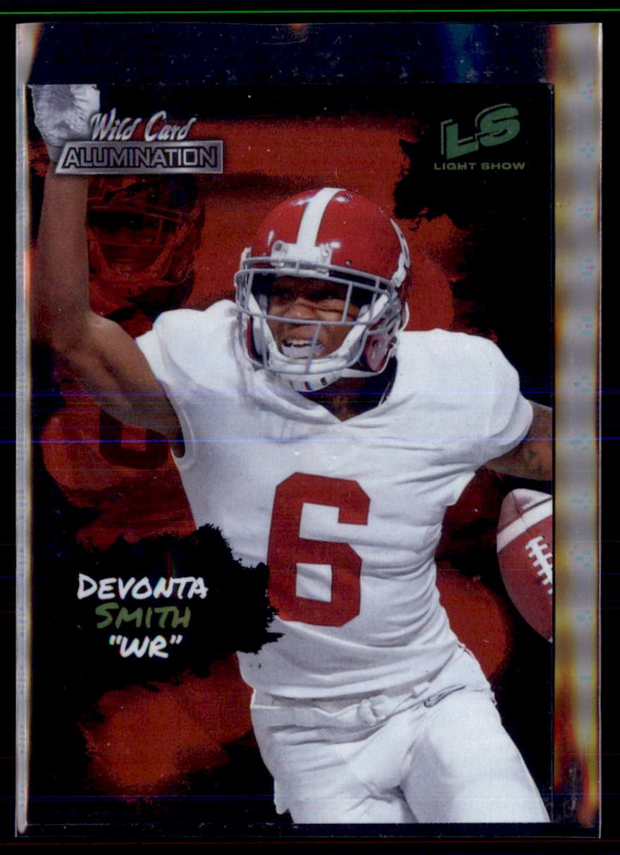 2021 Wild Card Alumination Light Show Red Devonta Smith Crimson Tide LS 16