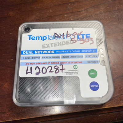 Sensitech Temptale Geo LTE Cat-M1 Real-Time Temp Monitor