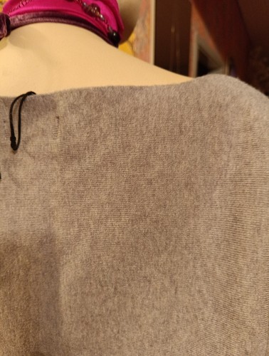 Pullover Pulli 42/44 L grau kurz und breit even&odd Viskosemischung basic - Bild 16 von 19