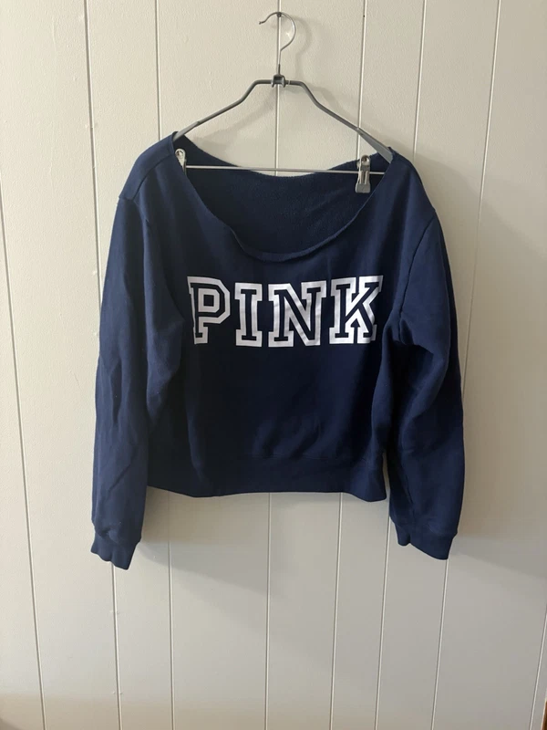 victoria-secret-vs off shoulder sweatshirt