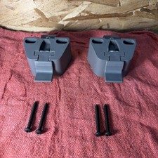 1987-1989 Mustang Hatchback Gray Cargo Cover Privacy Shade Mounts Brackets Lr 1987-1989 Mustang Hatchback Gray Cargo Cover Privacy Shade Mounts Brackets Lr