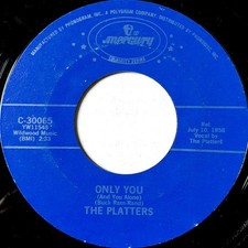 The Platters - Only You / The Great Pretender 7" Near Mint NM or M- - 4223
