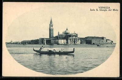 Venezia, Isola S. Giorgio dal Molo, Ansichtskarte 
