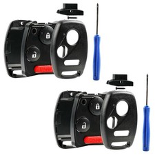 2 For 06 07 2008 2009 2010 2011 Honda Civic LX - Remote Key Fob Uncut Shell Case