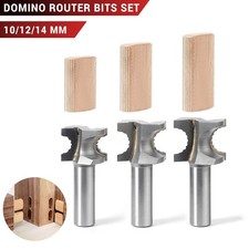 Find Buy Tool Domino Carbide Router Bits Set for Festool Tenons D10/D12/D14 3PCS