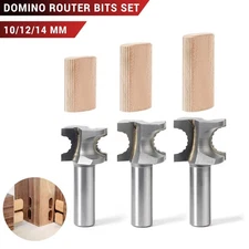 Find Buy Tool Domino Carbide Router Bits Set for Festool Tenons D10/D12/D14 3PCS