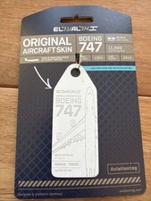 Aviationtag EL AL Boeing 747 4X-ELA Weiss 00044