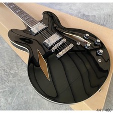 New Jazz Electric Guitar Black Poly Finish Chrome Hardwares