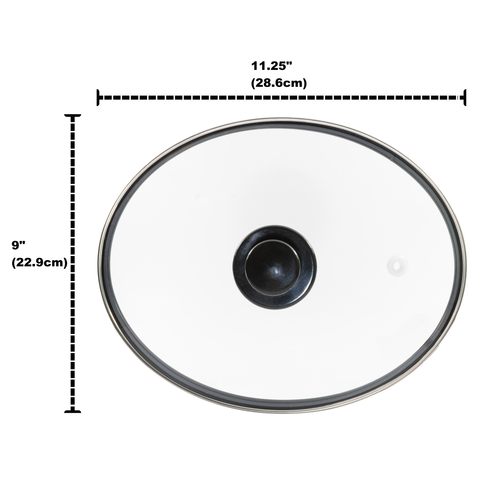 Univen Glass Lid Compatible with Hamilton Beach 5 Quart Slow Cooker models 33155