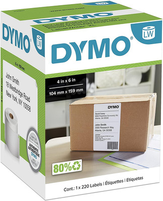 Authentic LW Extra-Large Shipping Labels  Labels for Labelwriter 5XL and 4XL Lab