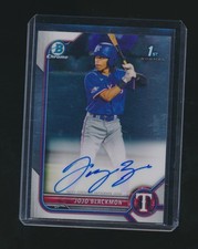 JOJO BLACKMON 2022 BOWMAN CHROME 1ST RC AUTO PARALLEL #CPA-JBN