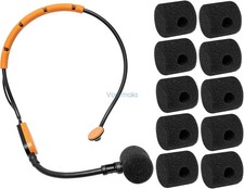 10 Pcs Mic Cover for Shure SM31FH SM31 Fitness,PGA31-TQG,P31 Headset